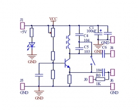 DIY Kit Capacitor Three Point Oscillation Circuit